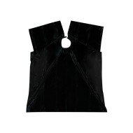 Парикмахерский пеньюар COMAIR Cape Plastique, чёрный