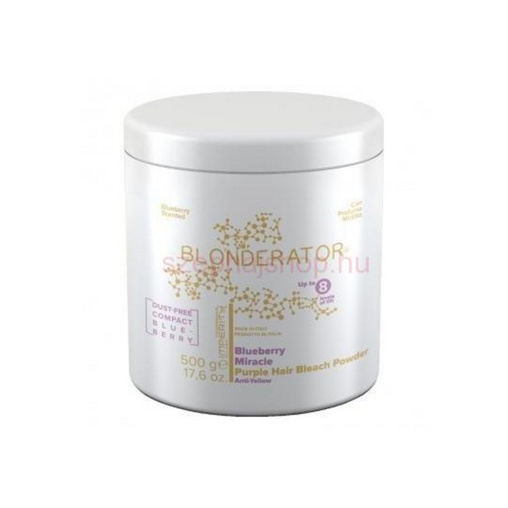Imperity Blonderator (8) Blueberry Miracle - Обесцвечивающий порошок для волос с кератином, синий, 500гр. (BRL8529)