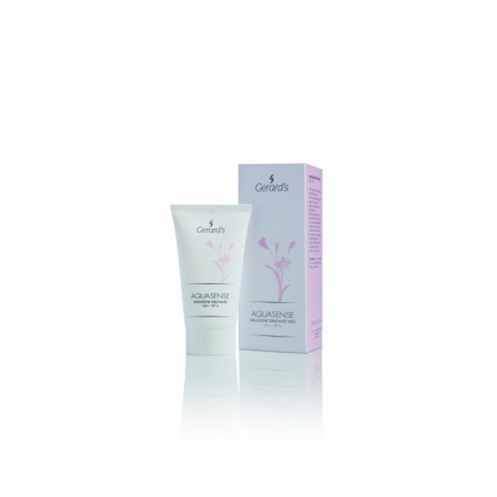 GERARD'S AQUASENSE Moisturising face emulsion 24H - SPF8 - Увлажняющая эмульсия для лица 24-часового действия SPF 8, 50ml (RFAAQS001)