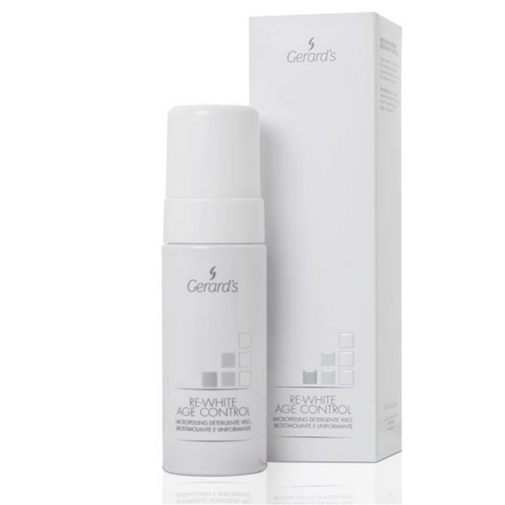 GERARD'S RE-WHITE AGE CONTROL Face Micropeeling - Осветляющий, биостимулирующий микропилинг, разглаживающий кожу, 160ml (RFAREW080)
