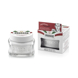 PRORASO Sensitive Pre Shave cream Green Tea - Крем для бритья для чувствительной кожи с маслом чайного дерева, 100ml