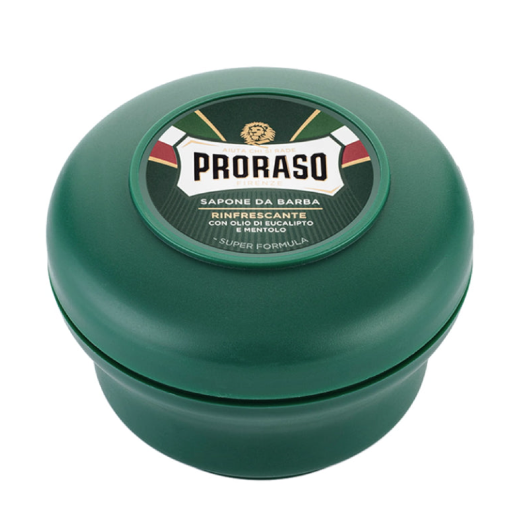 PRORASO Refreshing Shaving Soap With Eucalyptus Oil And Menthol - Мыло для бритья с маслом эвкалипта и ментола, 150ml