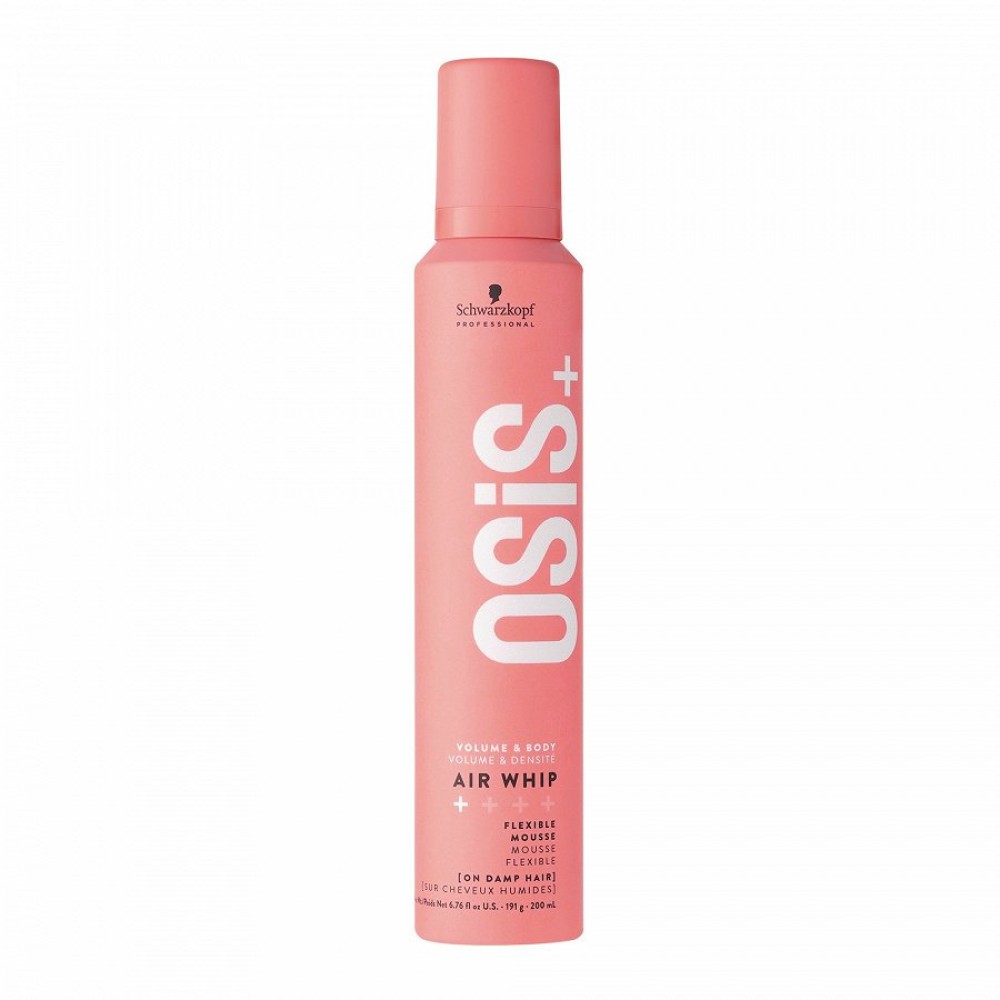 Schwarzkopf Professional OSIS+ Air Whip Mousse - Эластичный мусс легкой фиксации, 200ml (NHK4490)