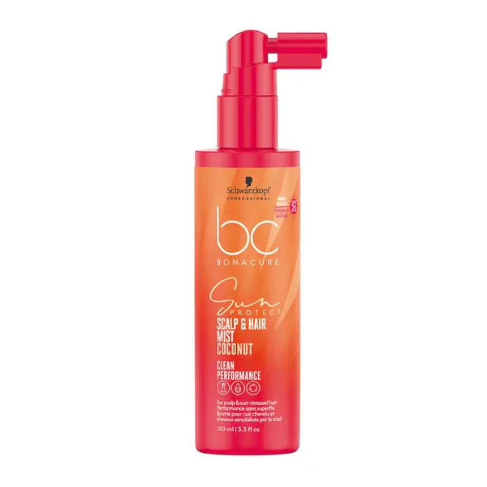 Schwarzkopf Professional Bonacure Sun Protect Scalp&Hair Mist - Спрей для всех типов волос и кожи головы с защитой от УФ-излучения, 100мл (49277)