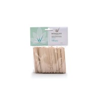 ItalWax деревянные шпатели, средние, 100шт.