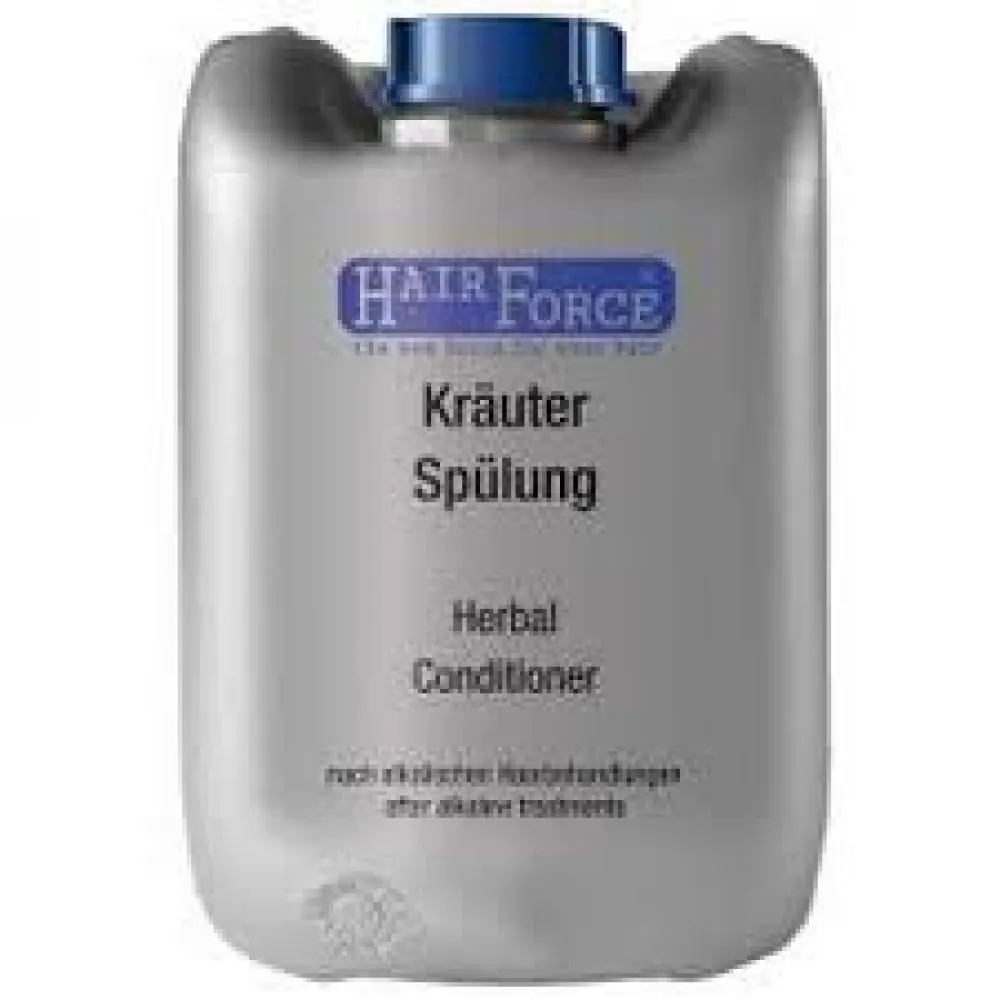 Профессиональный травяной кондиционер для жирных и нормальных волос HAIR FORCE 10L