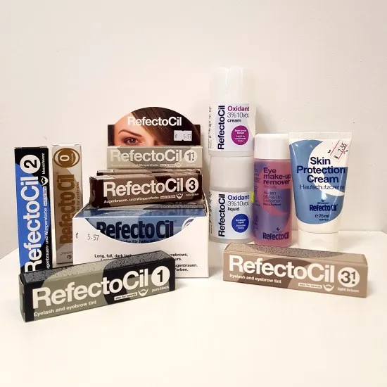 Окраска бровей и ресниц