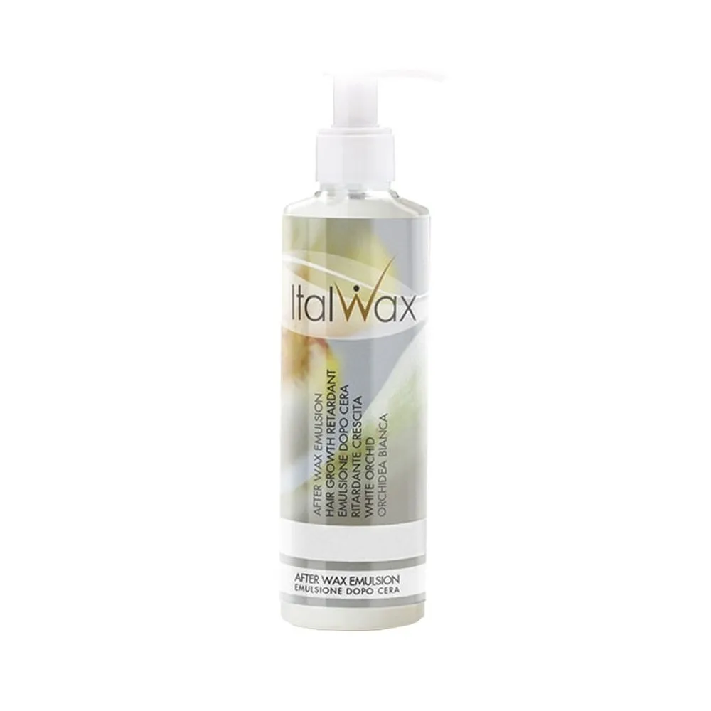 Italwax After Wax Emulsion Hair Growth Retardant White Orchid - Лосьон-эмульсия после депиляции с белой орхидеей, 250ml
