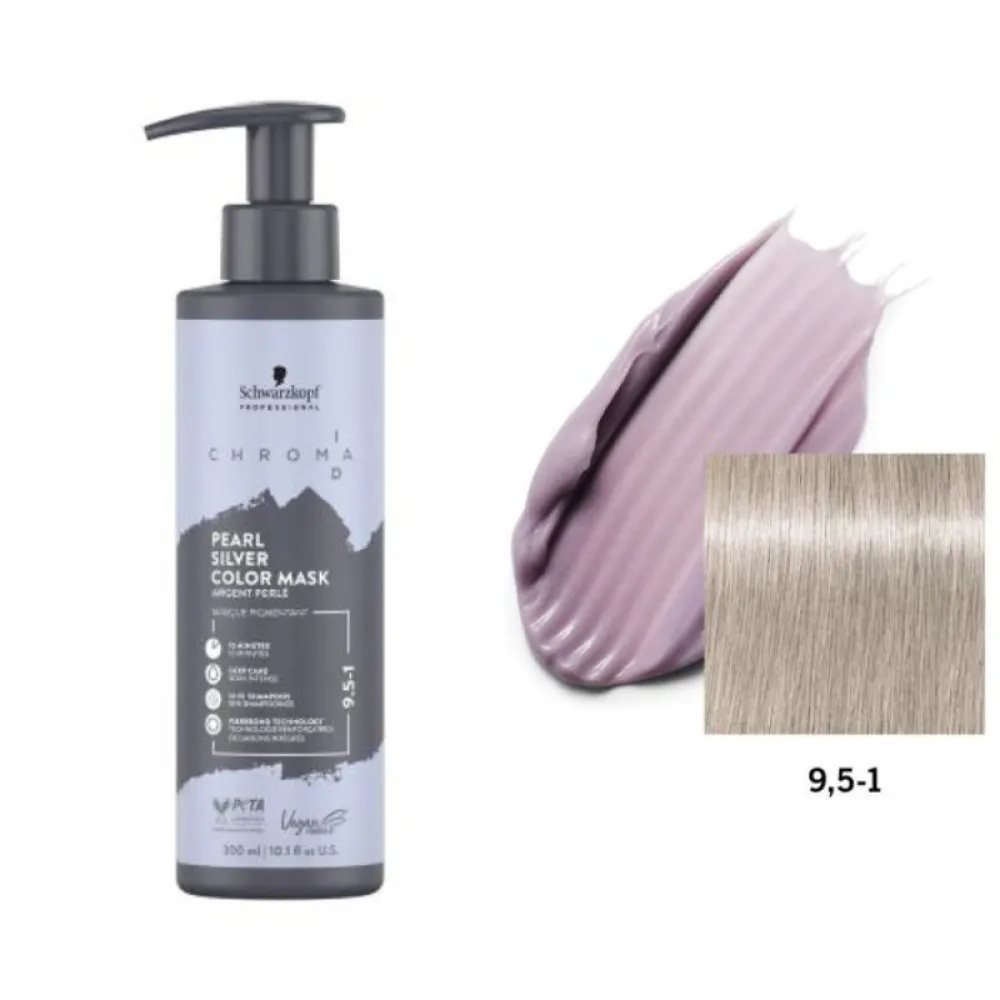 Schwarzkopf Professional CHROMA ID Bonding Mask - Тонирующая маска для волос Nr.9.5-1 - PEARL SILVER, 300ml