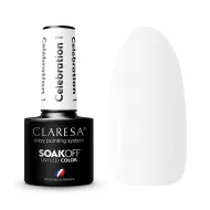 CLARESA CELEBRATION 1 - Стойкий гибридный гель лак для ногтей, 5ml