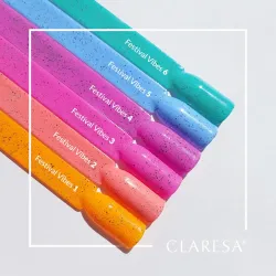 CLARESA Festival vibes 3 - Стойкий гибридный гель лак для ногтей, 5ml
