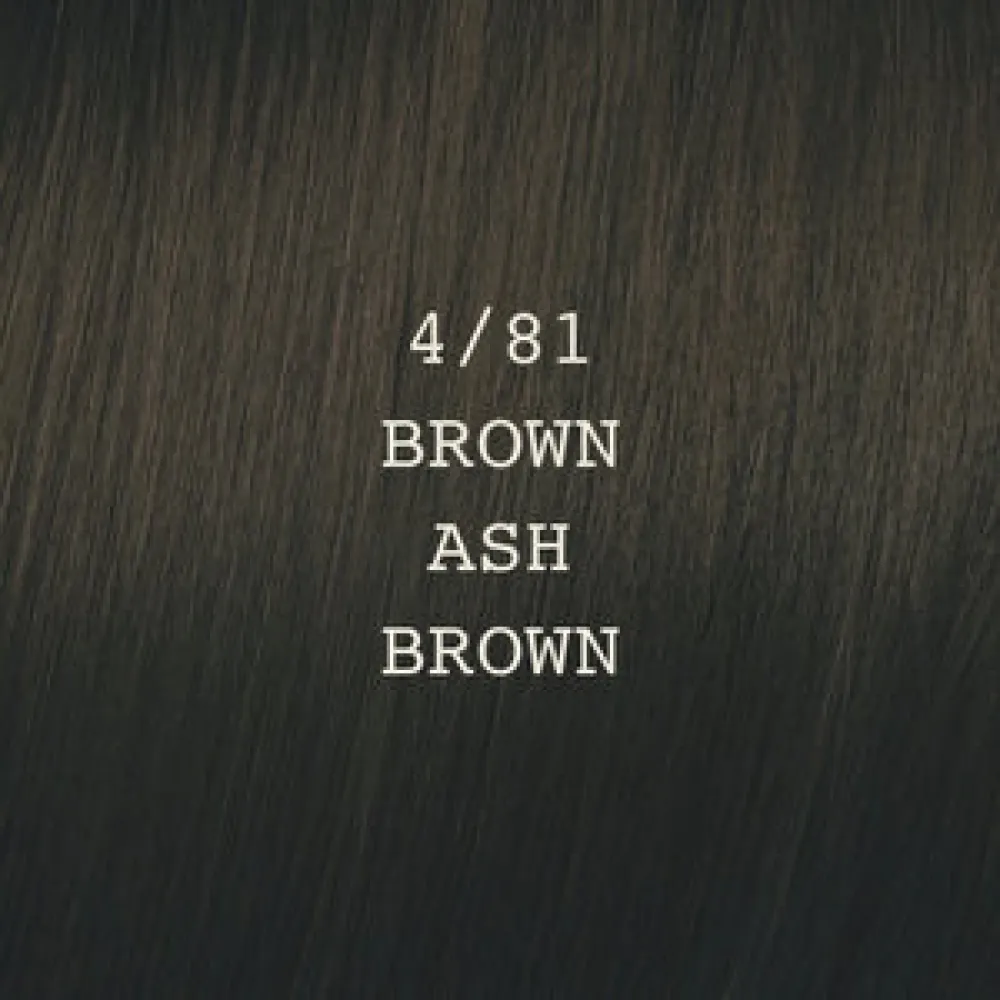 ELGON Moda&Styling Hair Colour - Крем-краска для волос, 4/81 - BROWN ASH BROWN / шатен коричнево-пепельный