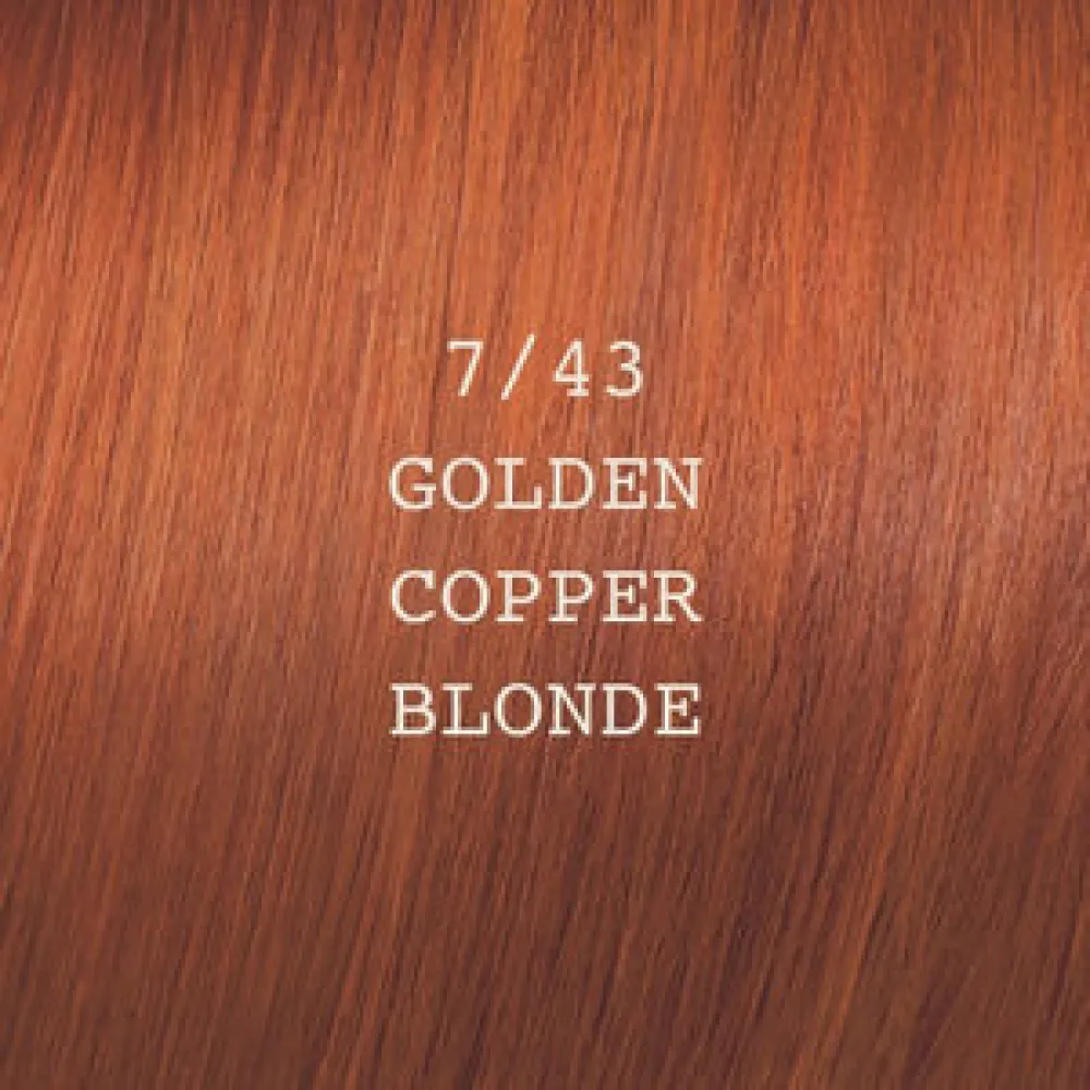 ELGON Moda&Styling Hair Colour - Крем-краска для волос, 7/43 - GOLDEN COPPER BLONDE / блондин медно-золотистый
