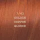 ELGON Moda&Styling Hair Colour - Крем-краска для волос, 7/43 - GOLDEN COPPER BLONDE / блондин медно-золотистый
