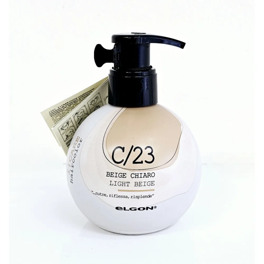 ELGON I CARE haircolor - Окрашивающий крем-кондиционер, C/23, LIGHT BEIGE