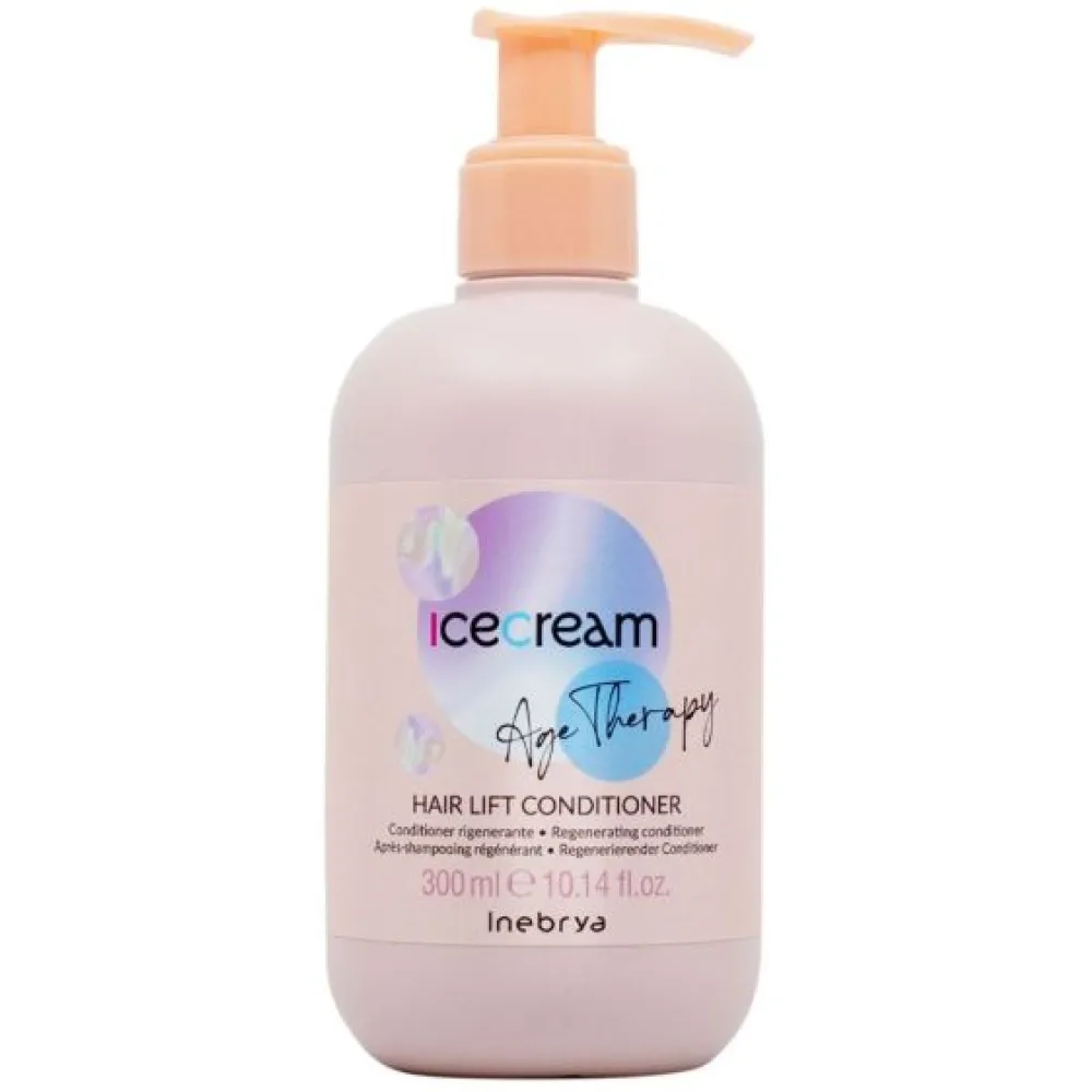Inebrya Ice Cream Age Therapy Hair Lift Conditioner - Восстанавливающий,  увлажняющий и питательный кондиционер, 300ml