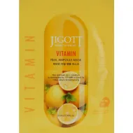 Jigott Vitamin Real Ampoule Mask - Тканевая маска с витаминами, 27ml