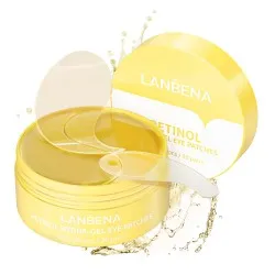 Lanbena Retinol Hydra-gel Eye Patches - Омолаживающие гидрогелевые патчи для глаз с ретинолом и коллагеном