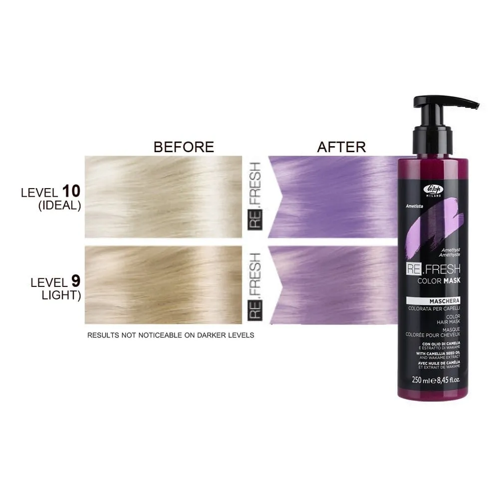 Lisap Milano Re.Fresh Color Mask - Тонирующая маска для волос, AMETHYST