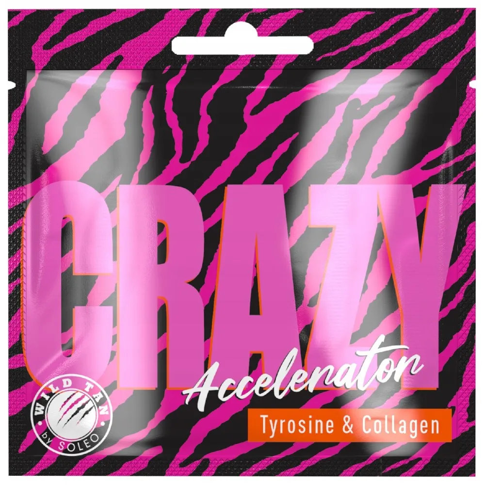SOLEO CRAZY Accelerator - Крем для солярия без бронзеров, 15ml