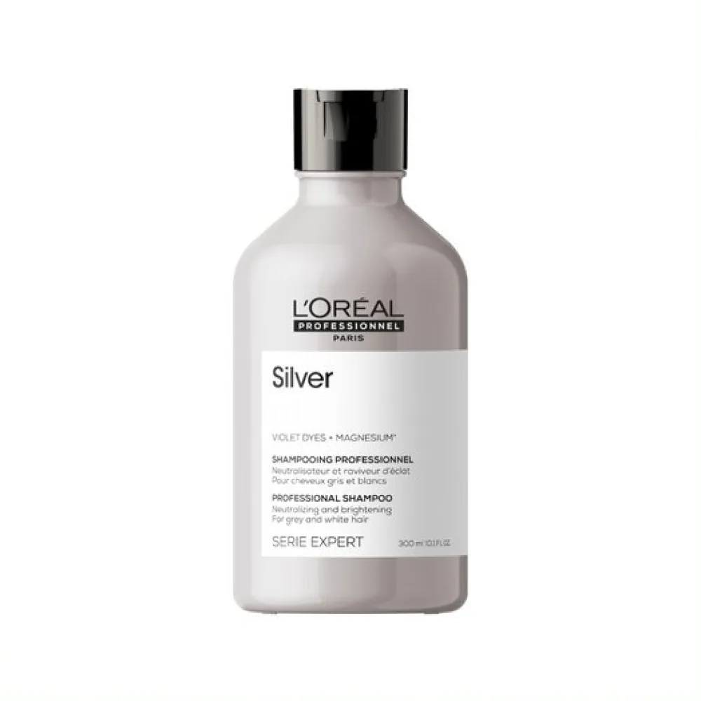 L'Oreal Professionnel Serie Expert Silver Shampoo - Шампунь для седых и обесцвеченных волос, 300ml