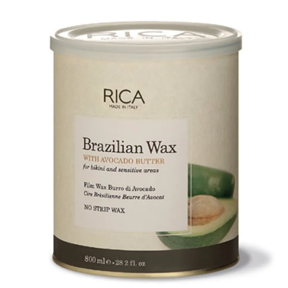 RICA Brazilian Avokado Wax - Бразильский твердый воск с маслом авокадо, 800ml