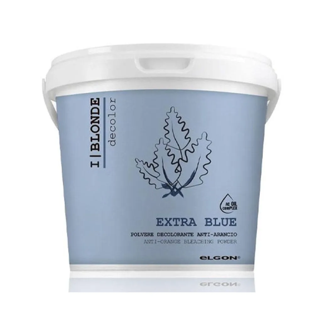 ELGON Deсolor I Blonde Extra Blue Bleaching Powder - Осветляющая пудра для волос, синяя