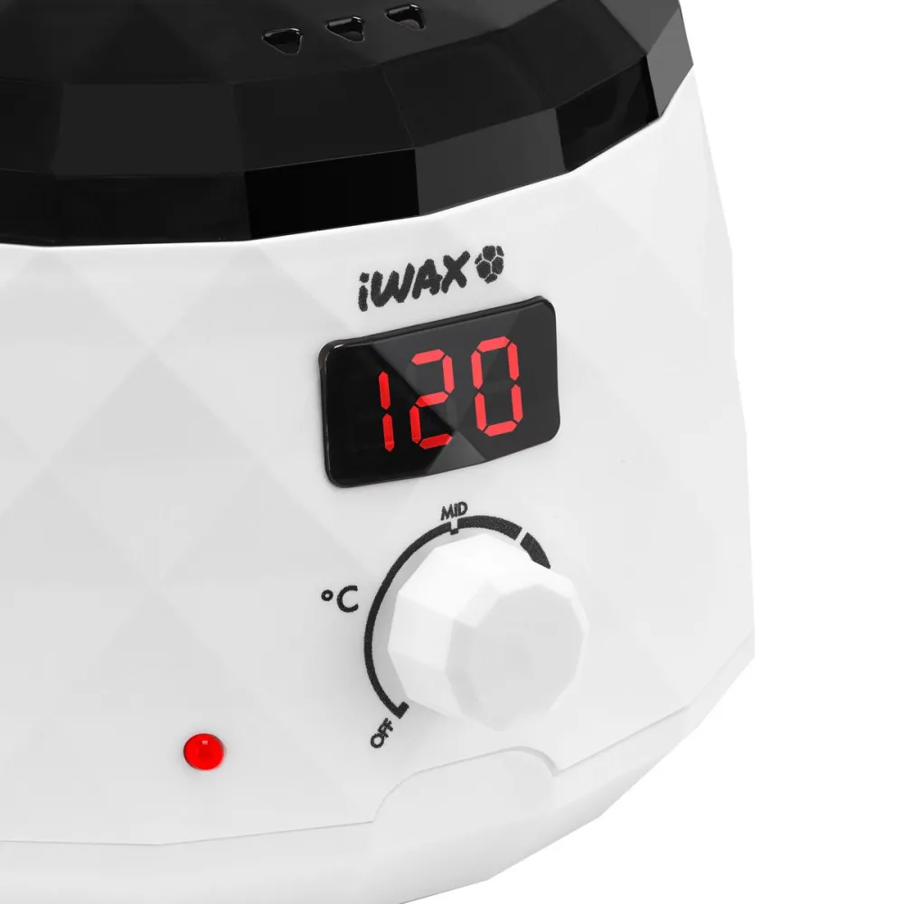 Профессиональный нагреватель воска iWax Diamond Tech, 100W, 400ml, белый