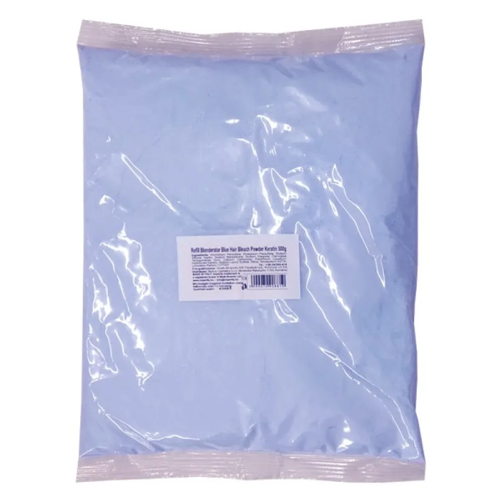 Imperity Blonderator - Обесцвечивающий порошок для волос с кератином, синий, в пачке, 500гр.