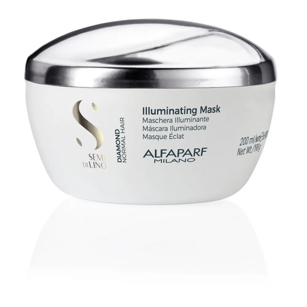 Alfaparf SDL Diamond ILLUMINATING MASK - Маска восстанавливает структуру волос и усиливает сияние, 200ml