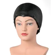 Highlighter cap, latex, black - Шапочка для мелирования из термопластика