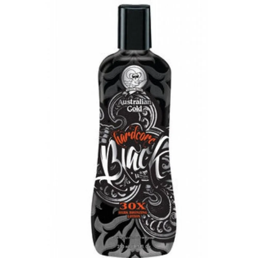 Australian Gold Hardcore Black - Крем для солярия с бронзерами, 250мл