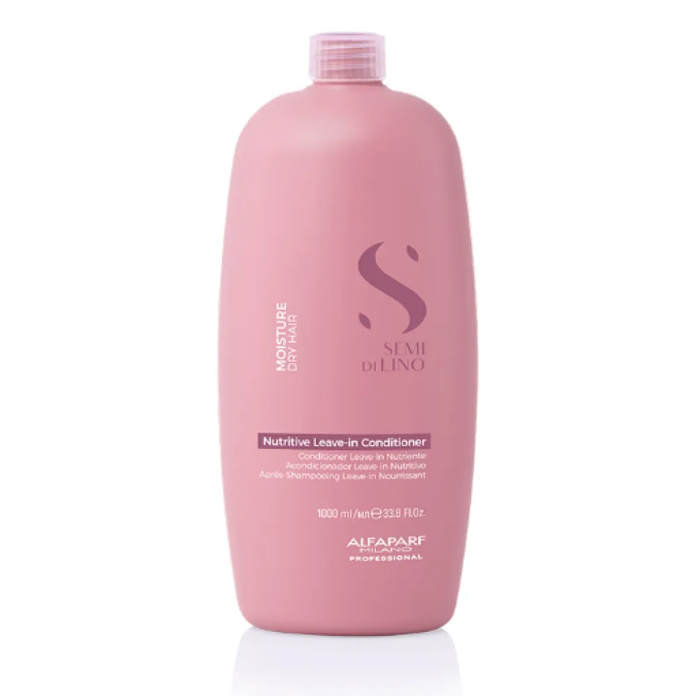ALFAPARF Milano Semi Di Lino MOISTURE LEAVE-IN Conditioner - Несмываемый кондиционер для сухих волос, 1000ml