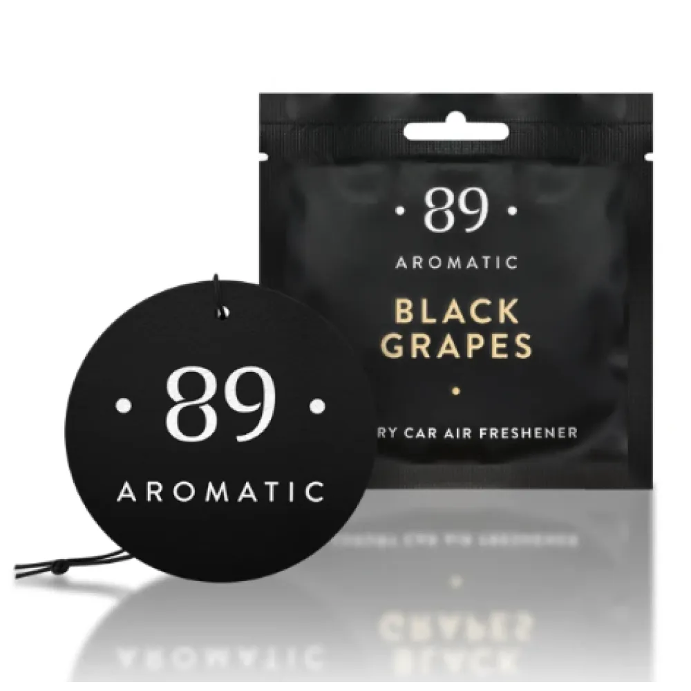 AROMATIC 89 - Подвесной бумажный освежитель воздуха, BLACK GRAPES