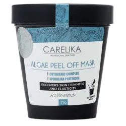 CARELIKA Algea Peel Off Mask Cryogenic Complex - Альгинатная маска с криогенным комплексом и спирулиной, 25gr.