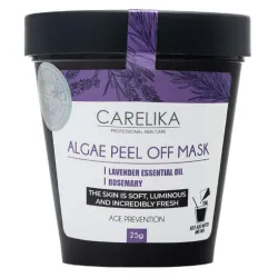 CARELIKA Algea Peel Off Mask Lavender Oil - Антивозрастая альгинатная маска с эфирным маслом лаванды и розмарина, 25gr.