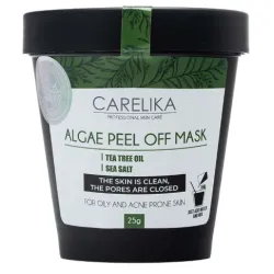 CARELIKA Algea Peel Off Mask Tea Tree Oil - Пластифицирующая маска с маслом чайного дерева, 25gr.