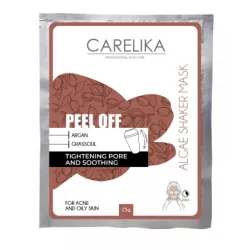 CARELIKA Shaker Peel Off Mask Argan-Ghassoul - Альгинатная маска с арганой и хасуловой глиной, 20gr.