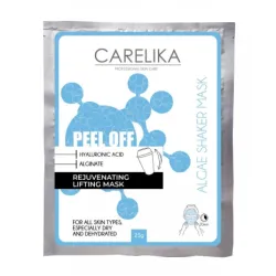 CARELIKA Shaker Peel Off Mask Hyaluronic Acid - Увлажняющая маска с гиалуроновой кислотой, 20gr.