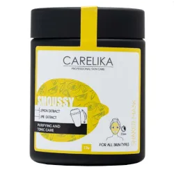 CARELIKA Shaker Smoussy Mask Lemon-Lime - Тонизирующая и очищающая пенная маска с лимоном и лаймом, 15gr.