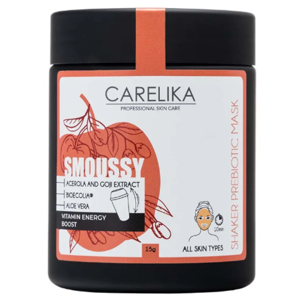 CARELIKA Shaker Prebiotic Smoussy Mask Acerola and Goji - Маска с экстрактом ацеролы и годжи, 15gr.