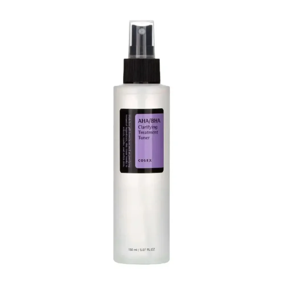 COSRX AHA/BHA Clarifying Treatment Toner - Мягкий отшелушивающий тонер для обновления кожи, 150ml (470030)
