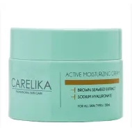 CARELIKA Active Moisturizing Cream with Hyaluronic Acid - Увлажняющий крем для лица с гиалуроновой кислотой, 50ml