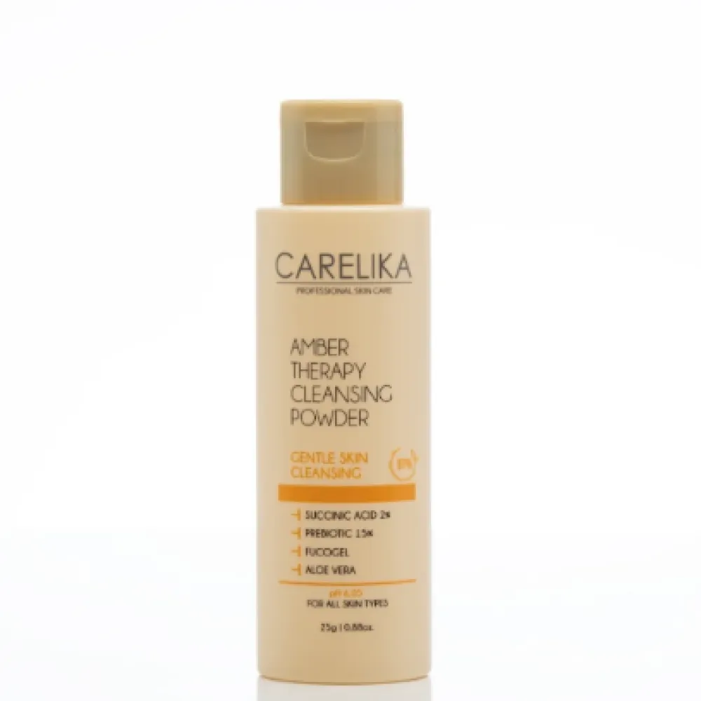CARELIKA Amber Therapy Cleansing Powder - Очищающий порошок с экстрактом янтаря, 25gr.