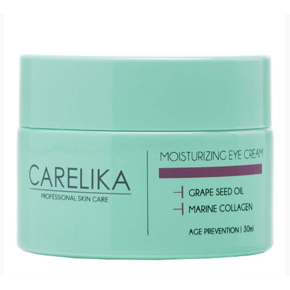 CARELIKA Moisturizing Eye Cream - Увлажняющий крем для глаз с коллагеном, 30ml