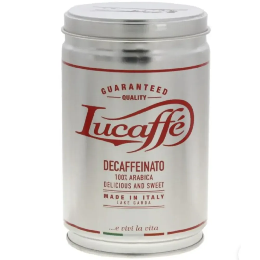 Кофе LUCAFFE DECAFFEINATO в зёрнах, 250gr.