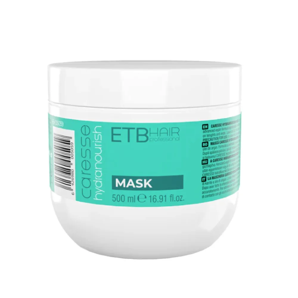ETB CARESSE Hydranourish Mask - Увлажняющая маска для волос, 500ml
