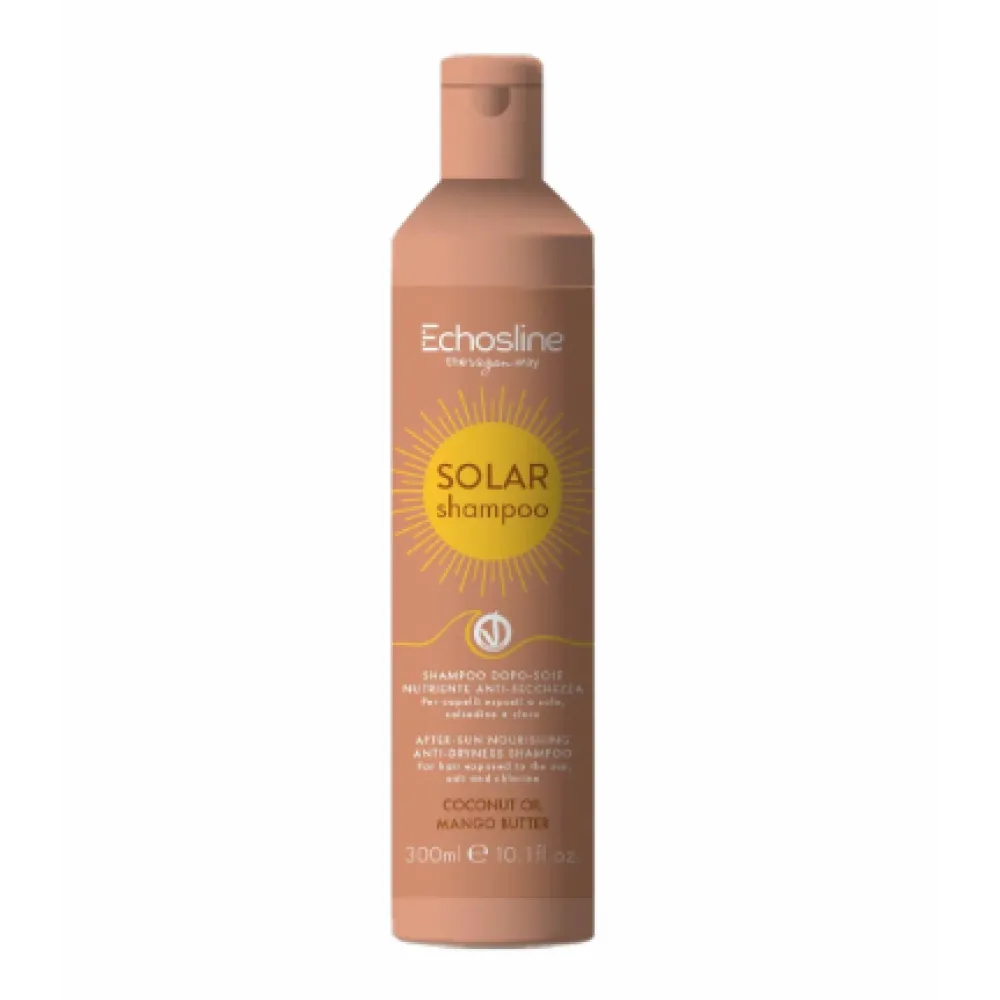 ECHOSLINE SOLAR Shampoo - Питательный шампунь с маслом кокоса и манго, 300ml