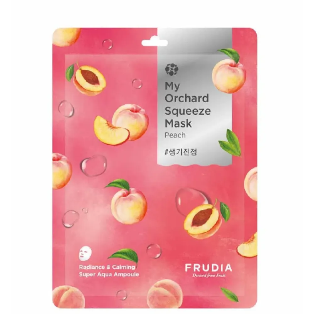 Frudia My Orchard Peach Squeeze Mask - Увлажняющая тканевая маска для лица с экстрактом персика