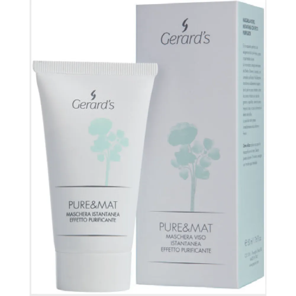 GERARD'S PURE&MAT Face Mask - Маска для лица, очищающая, незамедлительный эффект, 50мл